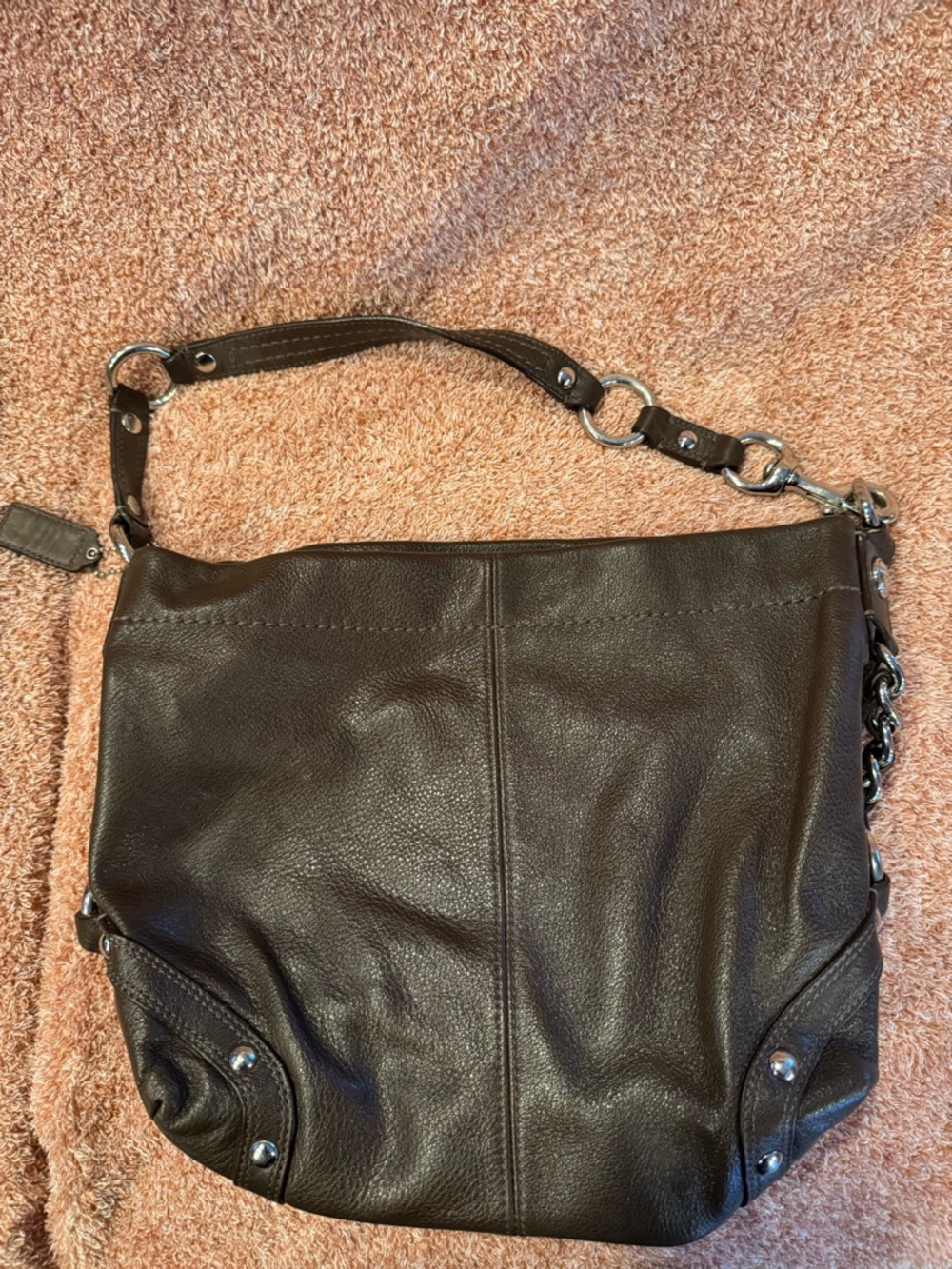 Coach Brown Leather Shoulder Bag - Classic Women’s Hobo